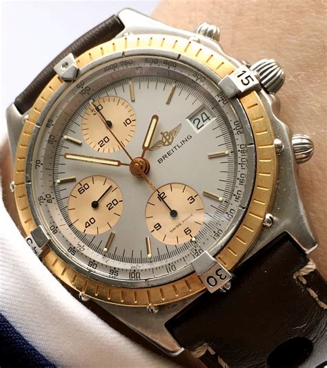 breitling chronomat gold bezel